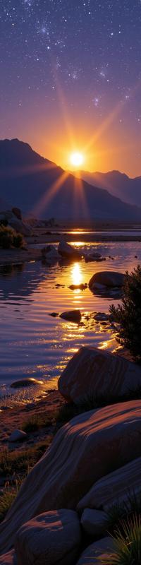 designed by Hein Gorny and Lilia Alvarado , photograph, majestic, landscape of a Luxor and S Burundian Dagger