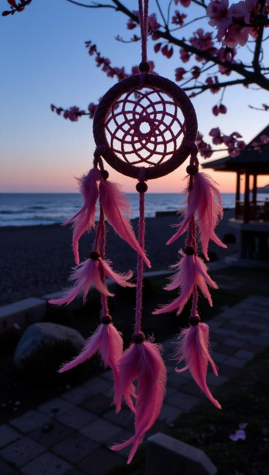 photograph, Destructive Art, masterpiece, close up shot of a Liquid Kawaii Neo Tokyo Dreamcatcher of Connection