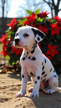 stylized by Annie Leibovitz and Gy rgy Kepes , photograph, insane details, side view shot of a baby Dalmatian Puppy