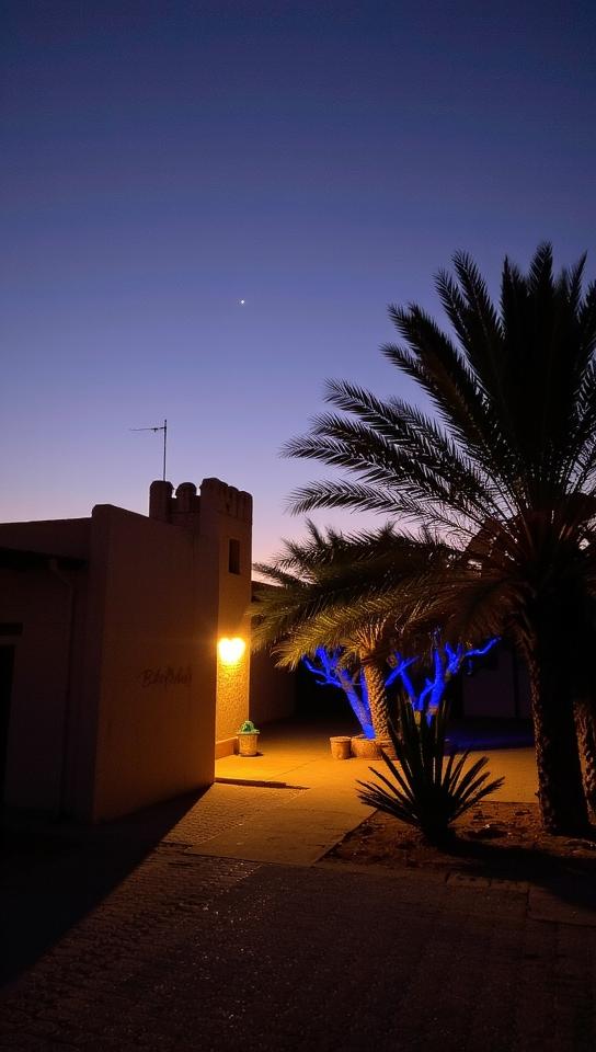 photograph, Rule of Thirds, angle from below of a Matte Colorful Moroccan Scorpius constellation , it is sleek