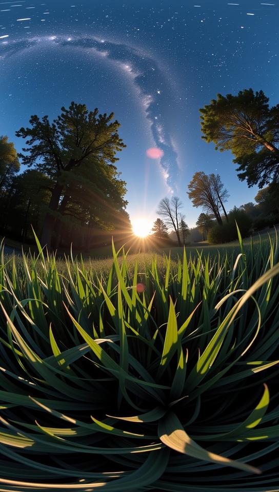 photograph, crowded grass with Hickory, majestic, modelshoot style shot of a Tropical Worried Folk Cosmic background radiation
