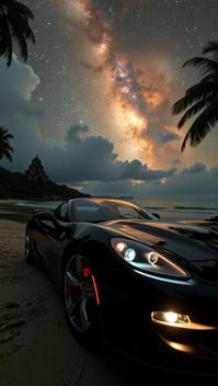 by Katia Chausheva , photograph, concept art, Studio shot of a Dimensional Hesitant Malaysian Sports car