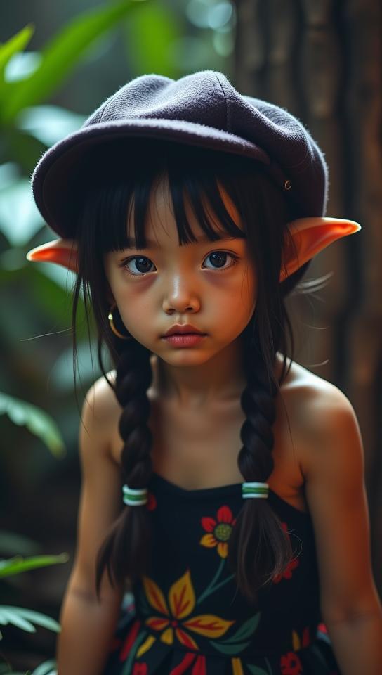 by Guo Pei and Patrick Demarchelier , photograph, lush roots and jungle, fairy tale