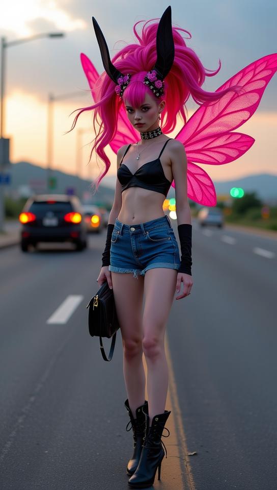 art by Nick Knight and Iris van Herpen and David Sims and Vivienne Westwood , photograph, summer city and beach, stylized