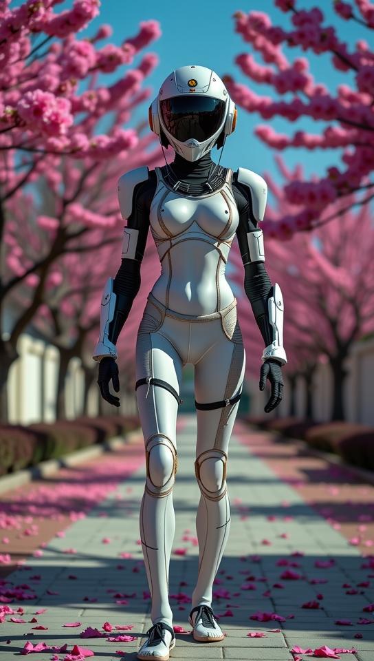 photograph, Rule of Thirds, medium wide shot of a flyweight Song Dynasty Female Cyberman , the Cyberman is sieging a Castle