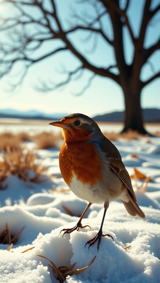 photograph, hyper detailed, behance, high angle shot of a Human Maxed American Robin