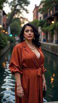 Very sexy woman in sexy outfit, stylized by Elly Smallwood and Guillem H Pongiluppi and Ward Kimball , photograph, stylized