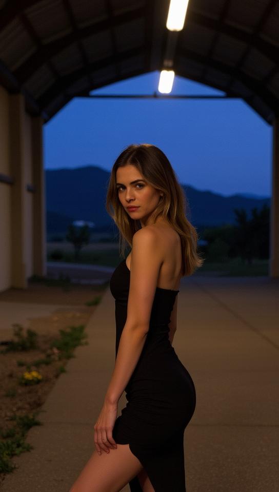 Very sexy woman in sexy outfit, photograph, masterpiece, medium shot of a Do not go gentle into that good night