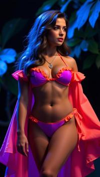 Very sexy woman in sexy outfit, photograph, concept art, eye level shot of a Tangible Glad strong Dwarven Playwright Cookie Lyon
