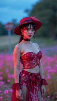Very sexy woman in sexy outfit, photograph, behance, aerial shot of a Spittlebug