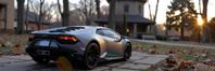 photograph, Water theme , Sharp focus of a Abrasive Controversial Edo Period Lamborghini , it is made from Zinc