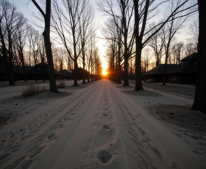 photograph, best quality, insane details, long shot of a Neutral and Colorless Footprints on the sands of wisdom