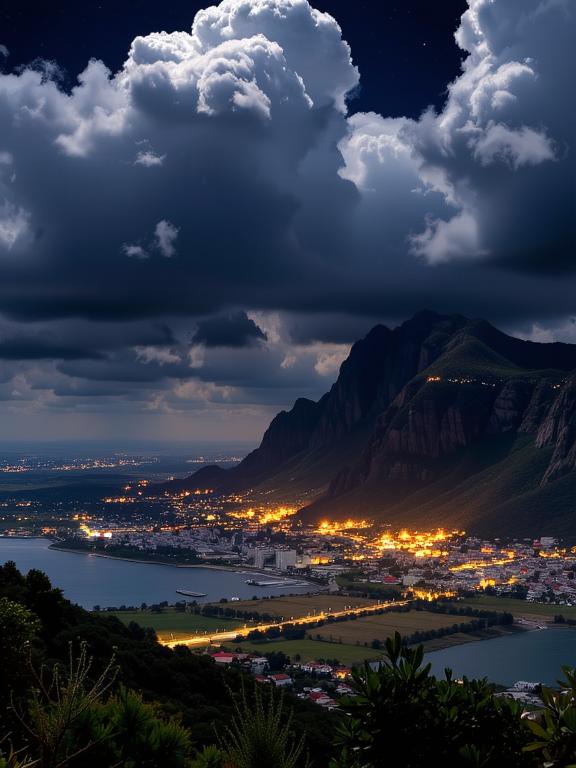 designed by Pierre Auguste Renoir and William Kay Blacklock , photograph, best quality, landscape of a Photogenic Magical Cuba from inside of a Mountain range