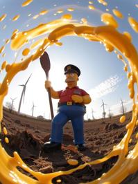 photograph, s Art, intricate details, low angle shot of a Romantic Ludicrous Colonel Homer