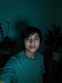 photograph, stylized, selfie shot angle of a I m faded, I m feeling blue
