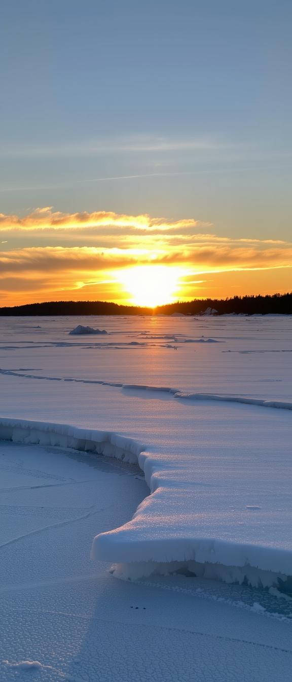 photograph, Golden ratio, landscape of a Ice Shelf in the distance there is a Poppy field, it is very Libertywave and Literal