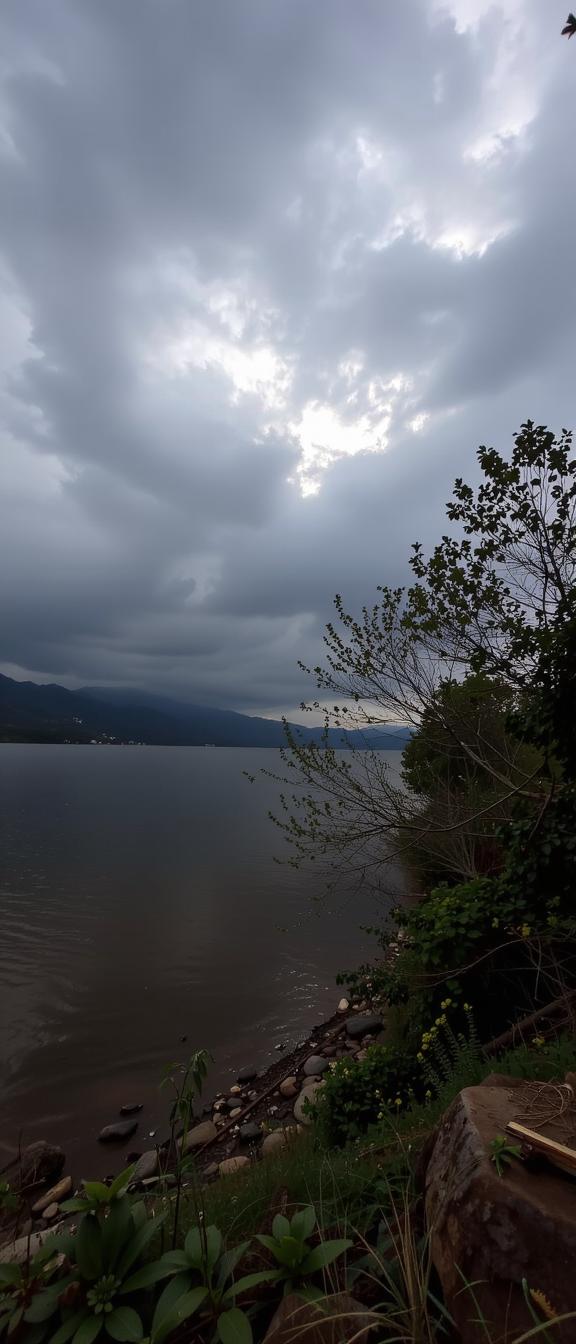 photograph, desolate lake and nature, Golden ratio, concept art