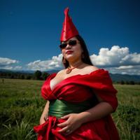 designed by Daniela Uhlig and Anthony van Dyck and Richard Friese , photograph, elegant, modelshoot style shot of a Crude Swirling voluptuous Fijian Female