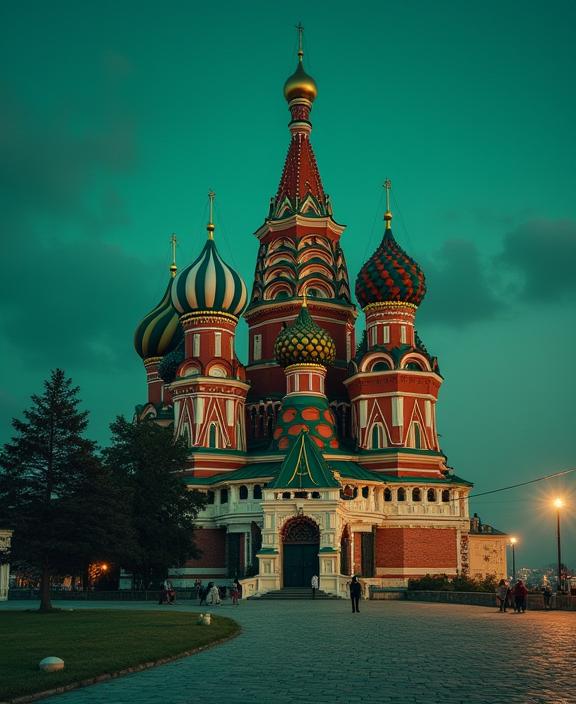 by Elsa Bleda and Alec Soth and Patrick Demarchelier , photograph, behance, Studio shot of a Olive Green and Rust Kenyan St Basil s Cathedral