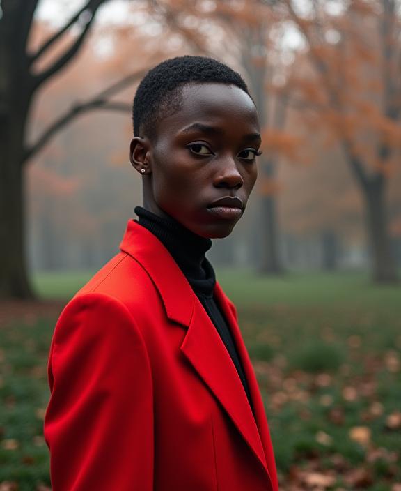 photograph, masterpiece, High exposure of a Pulsating Basic Type Null with electric red business suit, complex Mesmeric background