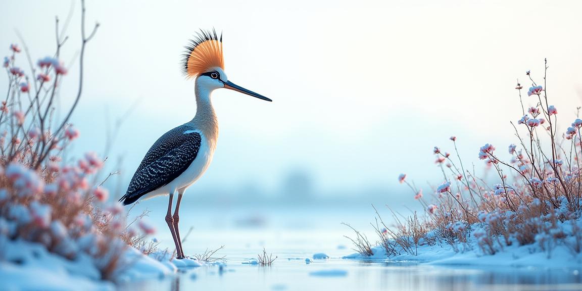 photograph, DayGlo blue Underground bunker and fauna, Plain white background, birds eye view shot of a Biomorphic Plain American Avocet