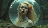 designed by Daria Endresen and Mona Hatoum and Carsten Meyerdierks and Max Dupain , photograph, fairy tale, POV shot of a Natural Witty y o very tall