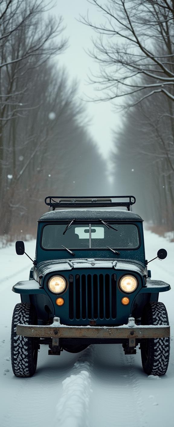 designed by Thurston Hopkins and Rodney Smith , photograph, inspired, Fashion shot of a Mennonite Jeep