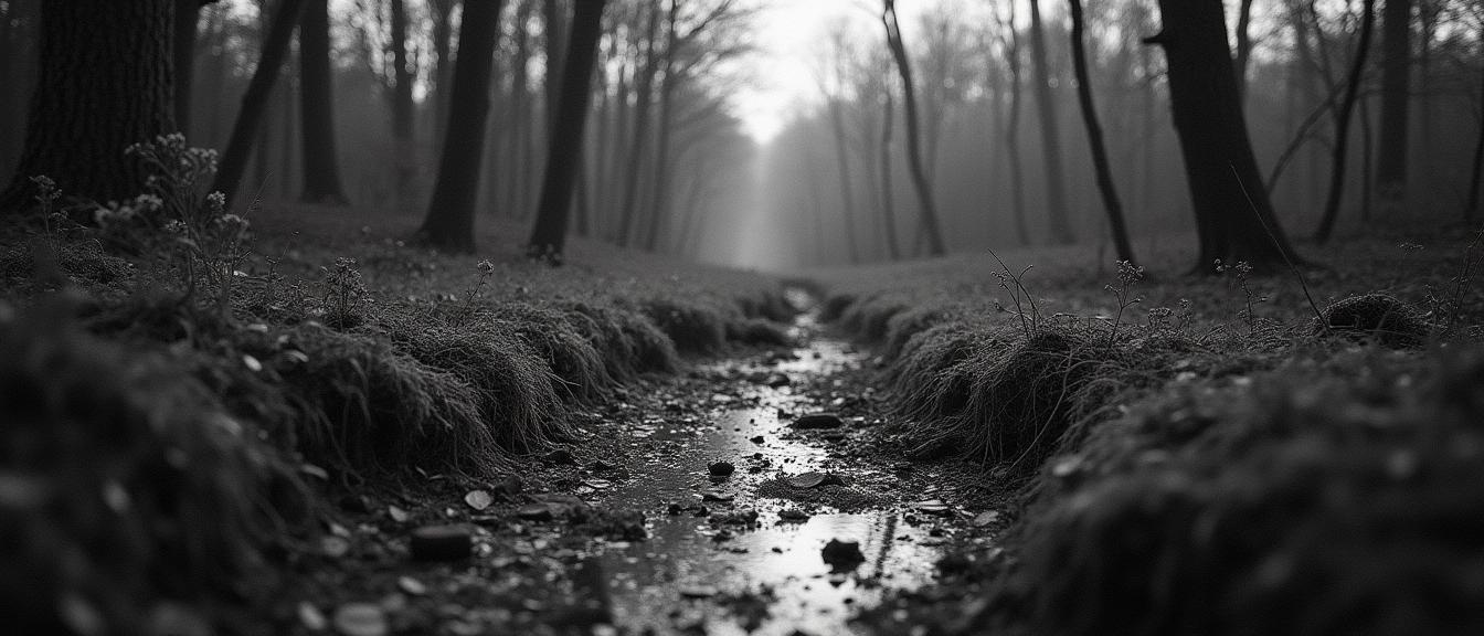 photograph, behance, full shot of a Deep Analysis , it is very Broken and Deteriorating