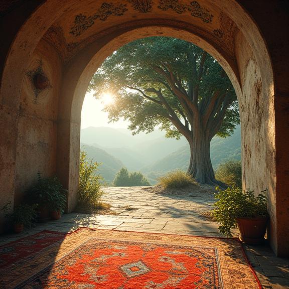 photograph, Realism, stylized, ground level shot of a Textile Tradition bound Through the lens of wonder