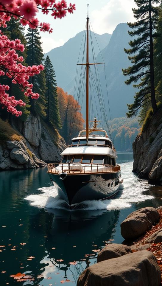 by Vik Muniz , photograph, intricate details, POV shot of a Dark ages Yacht