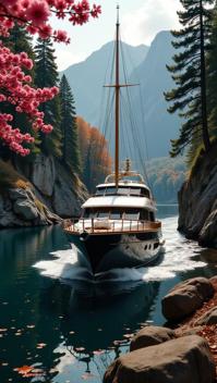 by Vik Muniz , photograph, intricate details, POV shot of a Dark ages Yacht