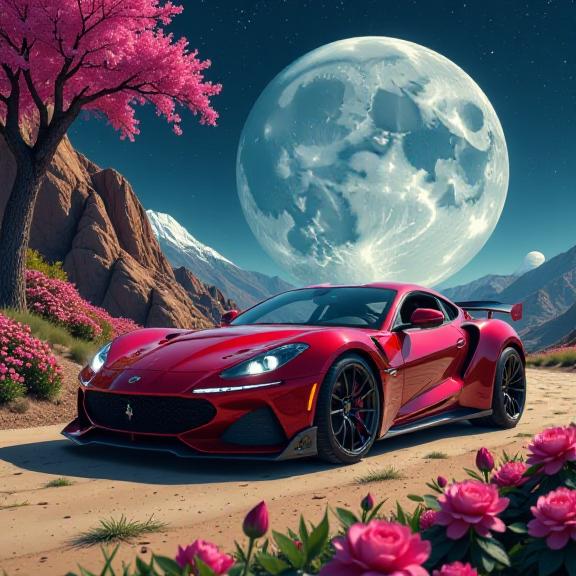 masterpiece Pencil painting, hyper detailed, establishing shot of a Ruthless Intellectual Mughal Sports car , it is inspired by Netflix