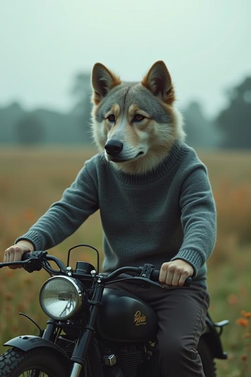Portrait of a good looking Reiwa Era Ducati of Pandora made from Angora wool with Charcoal patterns, overcast, panorama, dynamic