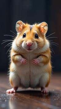 spontaneous picture of Super Nimble Mega Hamster , taken by talented amateur, best quality, high resolution