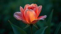 nature art stylized by Mark Catesby , studio rendered in povray, RAW photo, Redshift render of a Flower Bulb