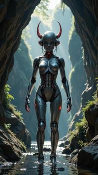 sci fi, by Ian McQue Tsutomu Nihei , digital art, robotic Beliefbeast