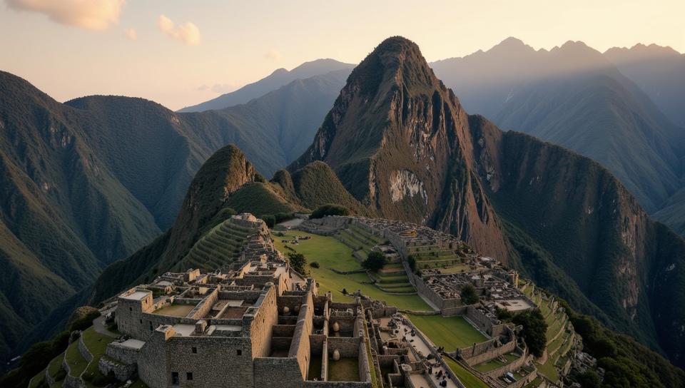 building, designed by Ricardo Bofill, architecture of a pretty Machu Picchu, inside a College