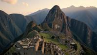 building, designed by Ricardo Bofill, architecture of a pretty Machu Picchu, inside a College