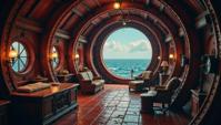 architecture of a bathysphere, Joyful, mm, happy