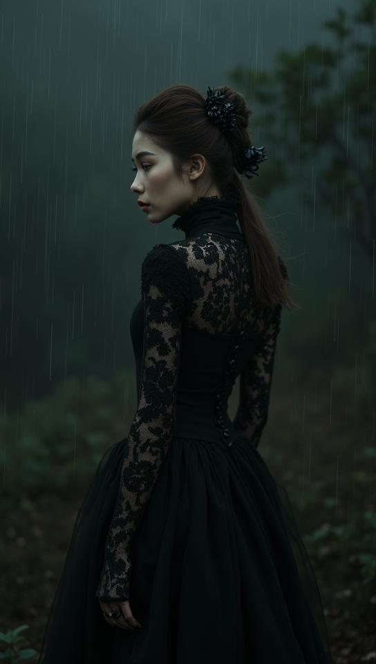 by Zhang Jingna and Monia Merlo, Fashion photography of an award winning, wearing fashion outfit, supermodel