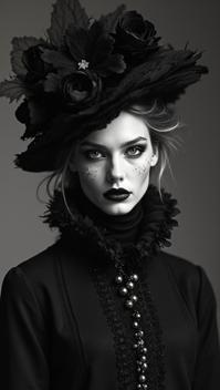 by Paolo Roversi, Fashion photography of a supermodel, wearing Fatigued fashion outfit, fashion photography