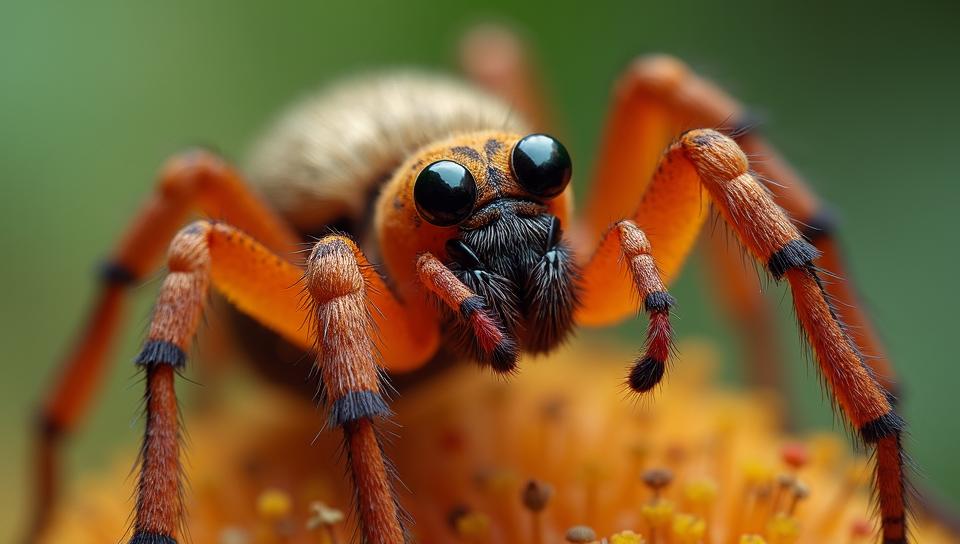 Fashion photography of a Tarantula Hawk, Bewitching and Natural, wearing Cute fashion outfit, Sharp and in focus