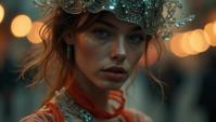 Fashion photography of an ethereal, poetic, dreamy portraits, soft lighting
