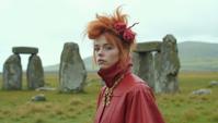 by Juergen Teller and Meryl McMaster, Fashion photography of a best quality, Appletun Posy Picker Pok mon , it is dressed in its Knightcore fashion style fashion outfit