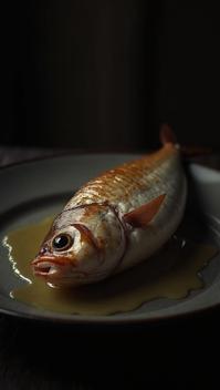 Food photography of a anchovy , by Keith Carter, Ed Freeman , Southern Gothic photography