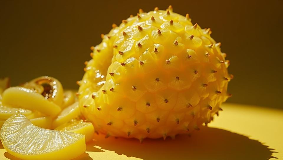 art by Nick Knight, Food photography of a Honeydew , sleek, it has ornate details