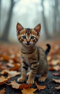 photograph, surreal, Dutch angle shot of a Abyssinian Kitten , it is very Playful and Winged