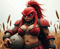 photograph, highly detailed, POV shot of an obese Hellenistic Knuckles of Power , Knuckles is very Supernatural and Eye catching