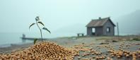 photograph, intricate background, Studio shot of a Hipster soybeans , it is very Foolish and Lo Fi