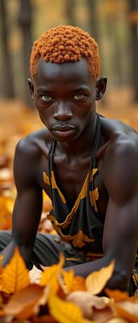 by Chris Mars and Emily Carr and Daniel Libeskind , photograph, elegant, establishing shot of a skinny Burundian Male Goldsmith